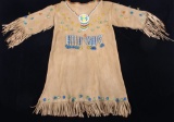 C. 1940-50 Montana Flathead Indian Hide War Shirt
