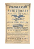 Nation's 107th Birthday Ad Helena, MT Reproduction