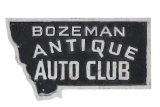 Late 1900s Bozeman Antique Auto Club Metal Sign
