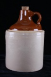 1/2 Gal. Stoneware Brown Glazed Crock c. 1930's