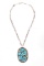 C. 1970 Zuni Sterling & Morenci Turquoise Necklace