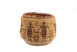 Apache Hand Woven Polychrome Pictorial Olla