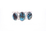 Navajo Herbert Tsosie Silver Turquoise Bracelet