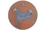 Glen La Fontaine (b. 1947) Horse Dreamer Platter