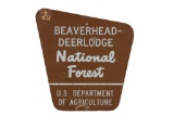 1950-60s Beaverhead-Deerlodge Nat'l Forest Sign