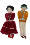 1950s Navajo Beaded Children's Dolls (2)