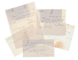 1878-1902 Rare Signatures From Virginia City, MT