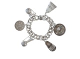 1950- Taxco, Mexico Sterling Charm Bracelet