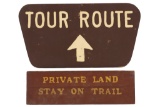 Vintage Yellowstone National Park & Other Signs
