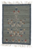 Mexican Blooming Tree Saltillo Rug c. 1980's