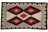 Navajo Two Grey Hills Trading Post Rug c. 1920's