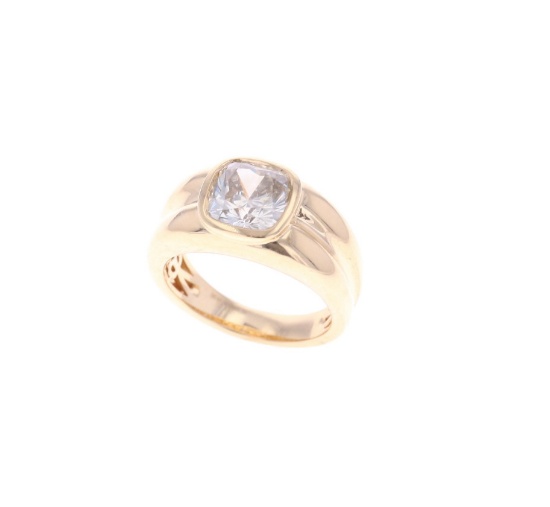 2.43ct Elegant VS2 Diamond & 18k Yellow Gold Ring