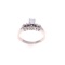 Bridal Brilliant Diamond & 14k White Gold Ring