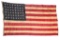 Historic 48 Star US Flag Cotton Bunting 1912-1959