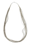 Navajo Liquid Sterling Silver Necklace c. 1950-60s
