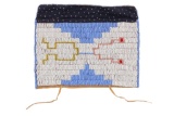 20th C. Sioux Beaded Tipi Possible Bag