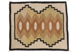 Navajo Diamond Chinle Wool Rug c. 1930's-