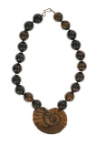 Modern Ammonite Fossil Necklace