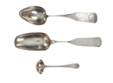 Early 1900 Dutch Sterling Silver Large Spoons