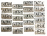 Montana State License Plate Collection c 1963 (21)