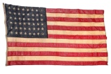 Historic 48 Star US Flag Cotton Bunting 1912-1959