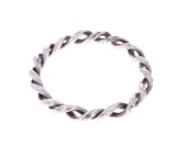 Taxco Mexico Twisted Rope Sterling Silver Bracelet