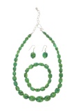 Mojave Turquoise Necklace, Bracelet, & Earrings