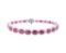 RARE Burmese Ruby & VS2 Diamond Platinum Bracelet
