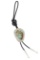 Navajo Sterling Silver C.C. Turquoise Bolo Tie