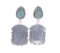 Navajo Tom Sterling Silver Ajax Turquoise Earrings
