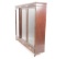 Large Mahogany & Glass Door Display Cabinet