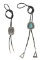 Two (2) Puebloan Silver and Turquoise Bolo Ties