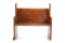 Quarter-sawn Gothic Revival Oak Pew / Hall Bench
