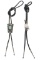 Two (2) Puebloan Silver Bolo Ties, circa mid 1900s