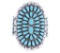 Navajo Jane Popovitch Silver Turquoise Bracelet