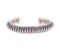 Navajo Leonard Tahe Sterling Silver Rope Bracelet