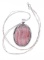 Navajo C. Tom Sterling Silver Rhodonite Necklace