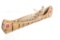 Lewis & Clark Life-Like Birch Wood Canoe Display