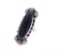 Navajo Billy Slim Silver Jet & Turquoise Ring
