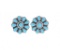 Navajo B. Slim Sterling Silver Turquoise Earrings