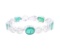 32.68ct Emerald & Diamond 18k White Gold Bracelet