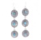 Navajo C Tsosie Sterling Silver Turquoise Earrings