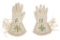 Southern Plains Beaded Hide Gauntlet Gloves