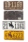 Original Montana & Wyoming License Plates 1932-83