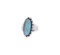 Navajo Fred Harvey Era Silver #8 Turquoise Ring