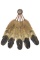Jay Tschudy Five Feathers Concho Metal Art