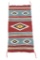 Southwest Crystal Banded Medallion Rug c. 1970's