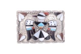 Zuni Bobby & Corraine Shack Inlaid Mosaic Buckle