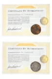 RARE El Cazador Wreckage Recovery Coins c. 1783