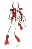 Lakota Sioux Buffalo Medicine Beaded Fetish Charm